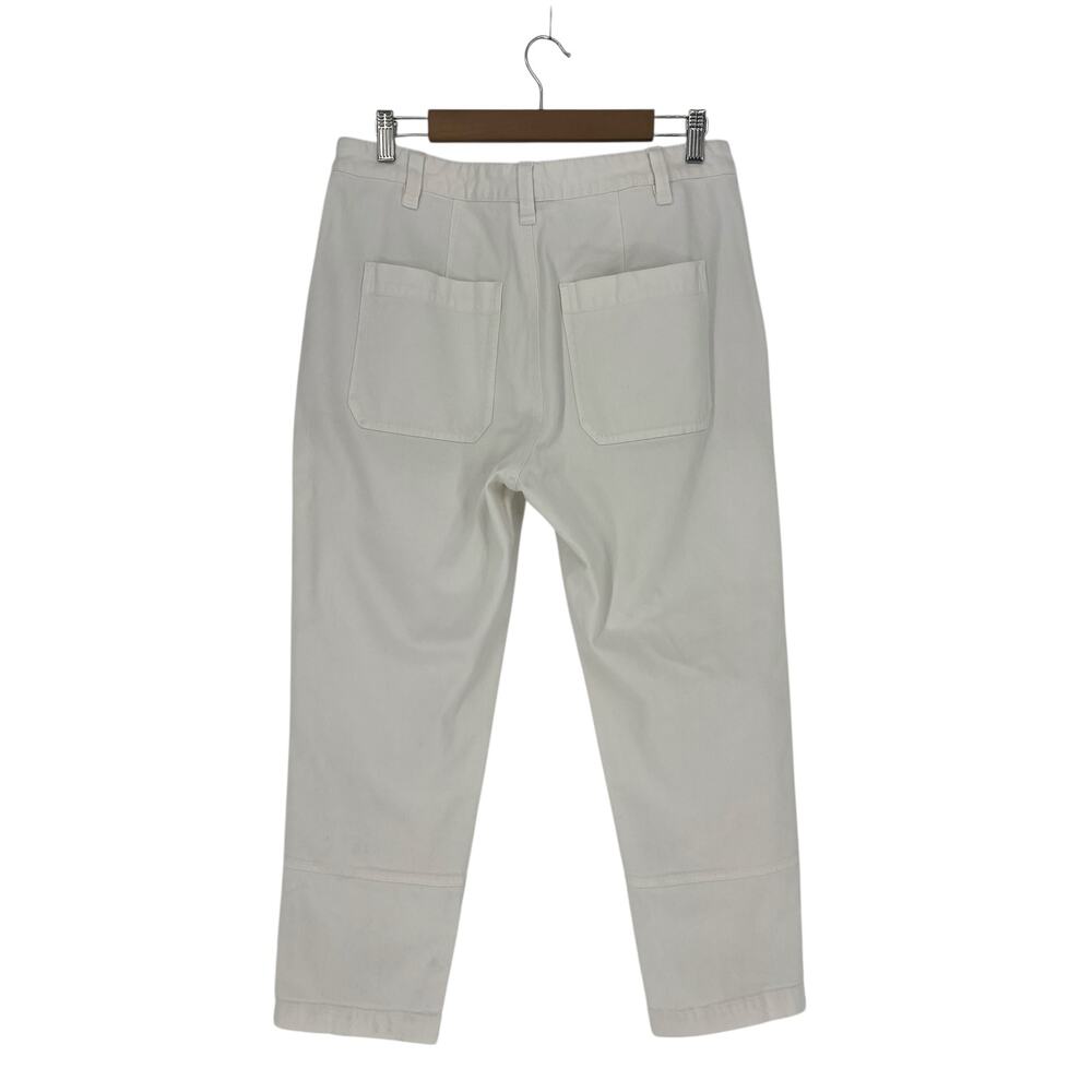 Brunello Cucinelli White Patch Pocket Utility Cotton Pants - Picture 8 of 11